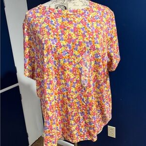 Floral Multicolor Women's Top